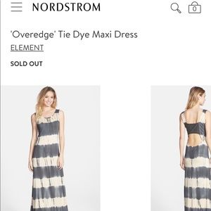 Nordstrom 'Overedge' Tie Dye Maxi Dress by
ELEMENT